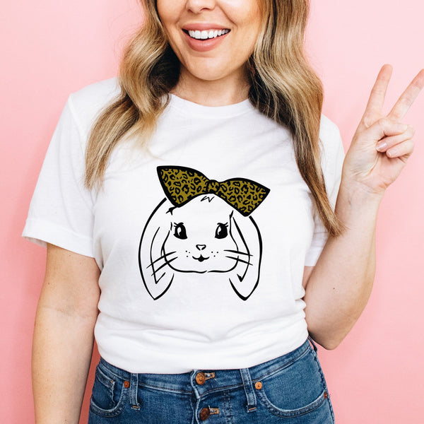 Leopard Easter Bunny T-Shirt