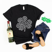 Leopard Shamrock Tee