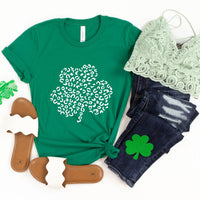 Leopard Shamrock Tee