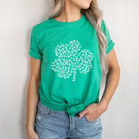 Leopard Shamrock Tee