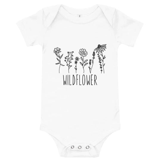 Little Wildflowers Baby Onesie