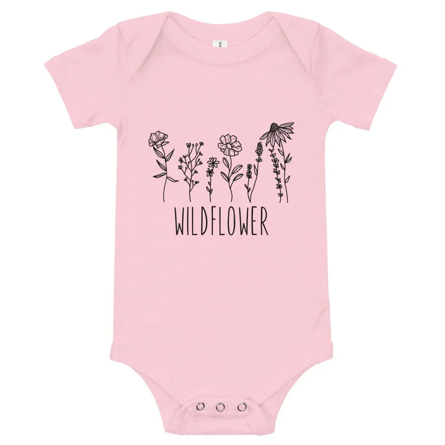 Little Wildflowers Baby Onesie