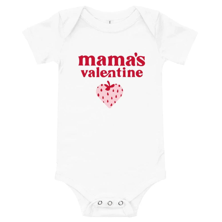 Mamas Valentine Baby Onesie