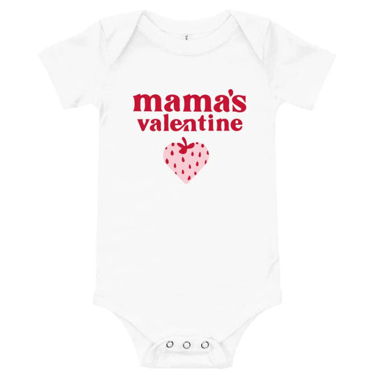 Mamas Valentine Baby Onesie