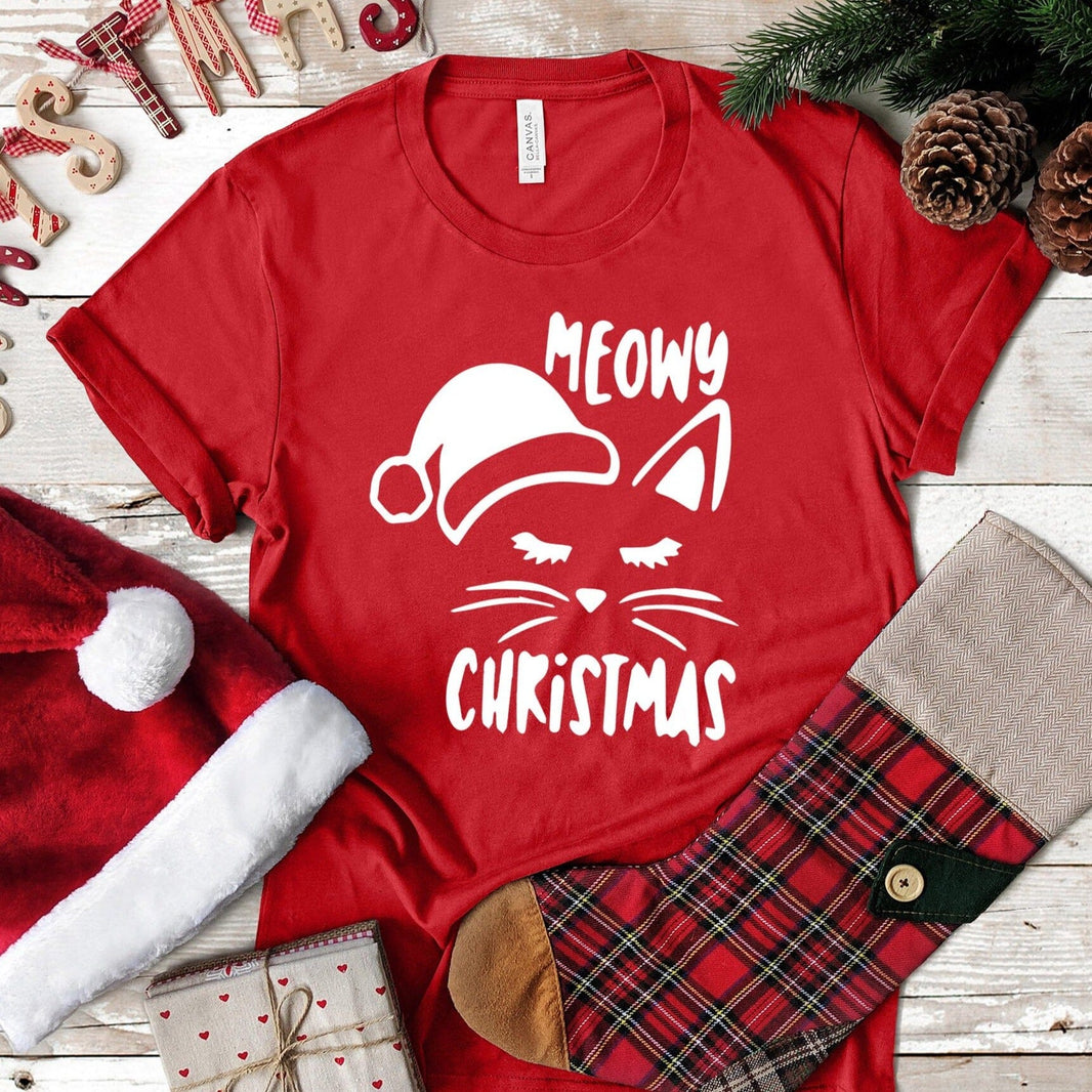 Meowy Christmas Tee