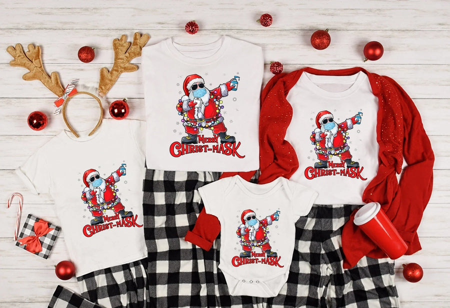 Merry Christ-Mask Onesie