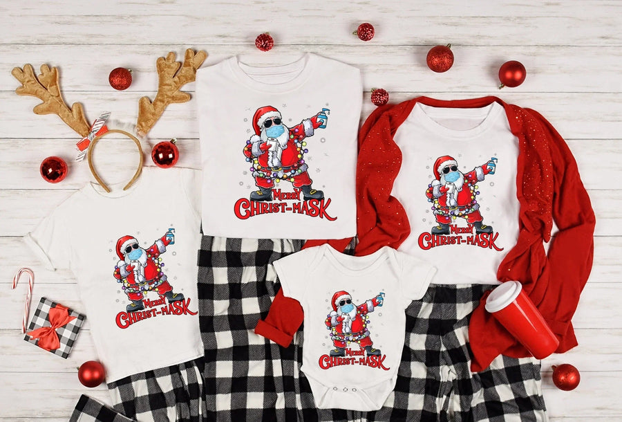 Merry Christ-Mask Toddler Tee