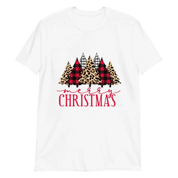 May include a “Merry Christmas” graphic t-shirt in black, green, or white, displayed on a flat lay or model.