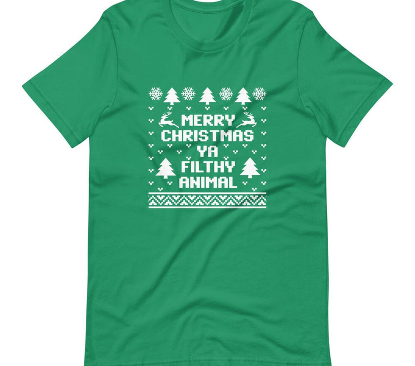 Merry Christmas Ya Filthy Animal Tee