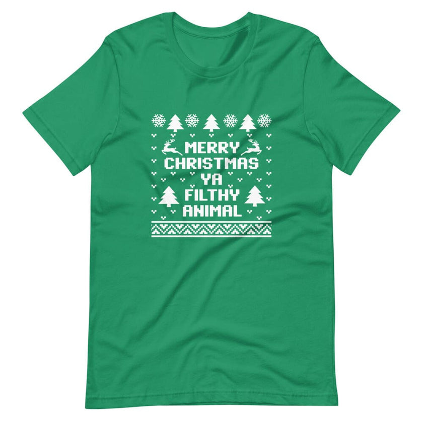 Merry Christmas Ya Filthy Animal Tee