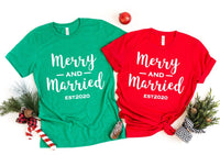 Merry & Married Christmas Tee