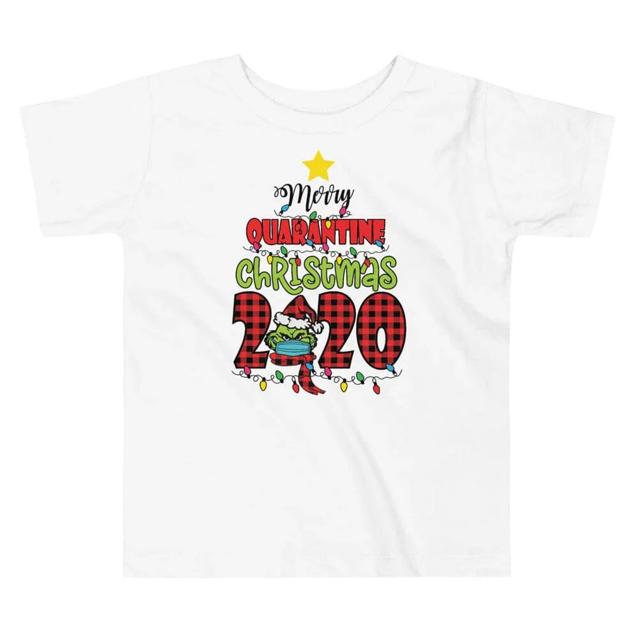 Merry Quarantine Christmas 2020 Toddler Tee
