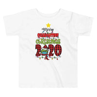 Merry Quarantine Christmas 2020 Toddler Tee