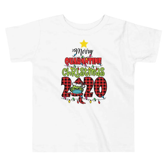Merry Quarantine Christmas 2020 Toddler Tee