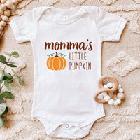 Mommas Little Pumpkin Baby Onesie