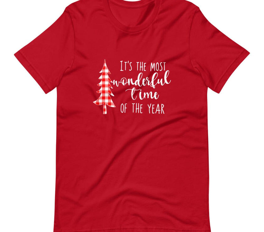 Most Wonderful Time Red Tee