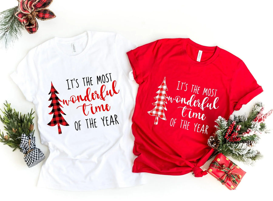 Most Wonderful Time White Tee