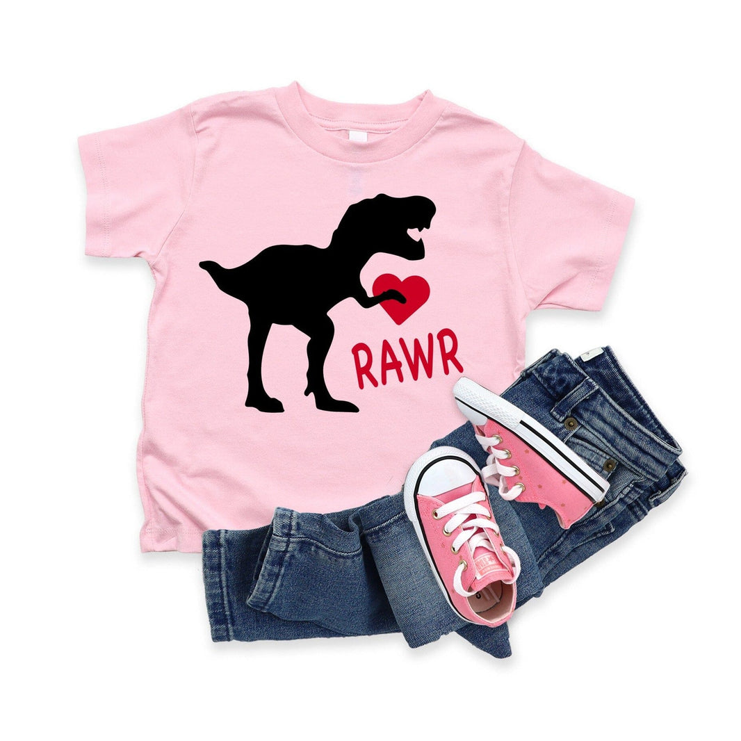 Rawr Valentine Toddler Tee