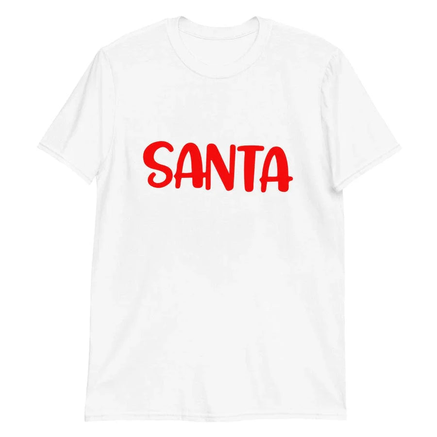 Santa White Tee