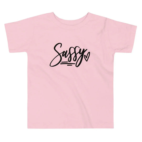 Side of Sassy Toddler Tee
