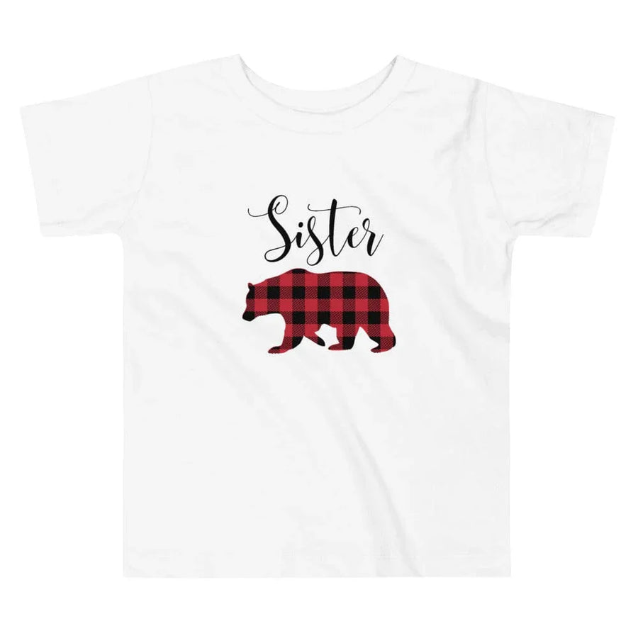 Christmas Sister Bear Toddler Tee