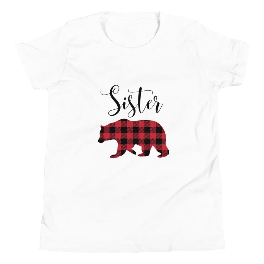 Christmas Sister Bear Youth Tee