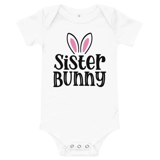 Sister Bunny Baby Onesie V4