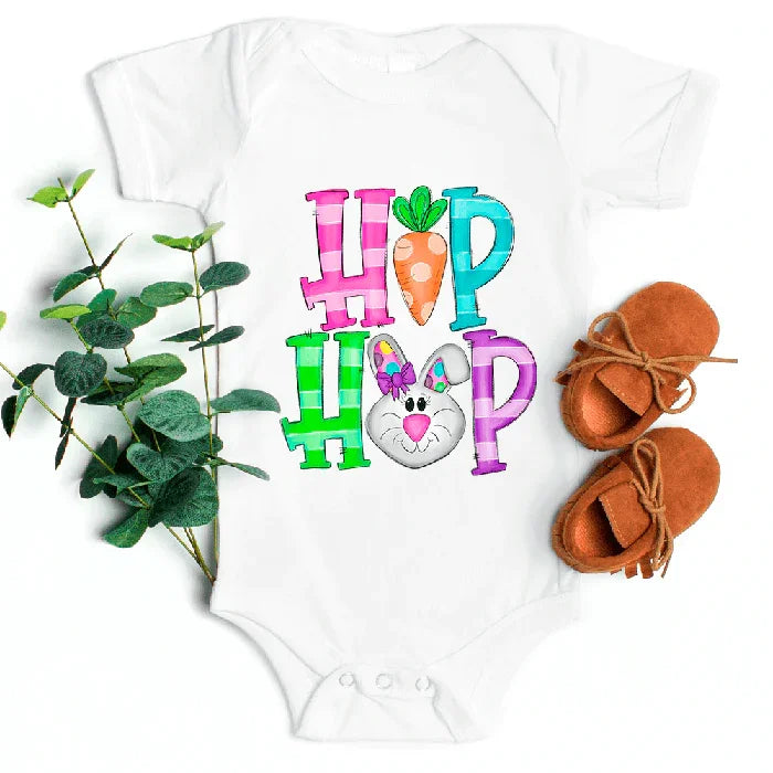 Hip & Hop Tee - Mom and Daughter Easter Tee