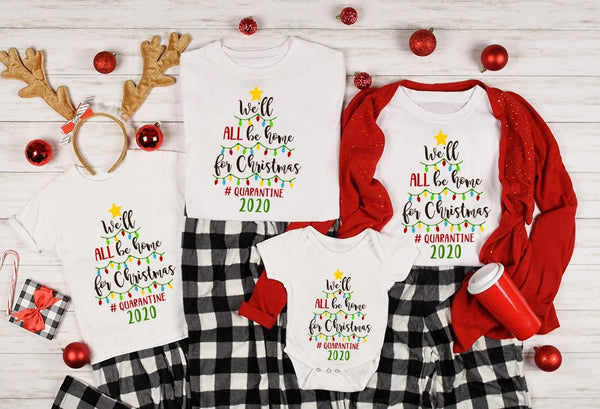 We'll Be Home For Christmas Tee
