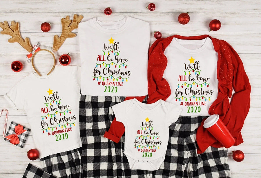 We'll Be Home For Christmas Tee