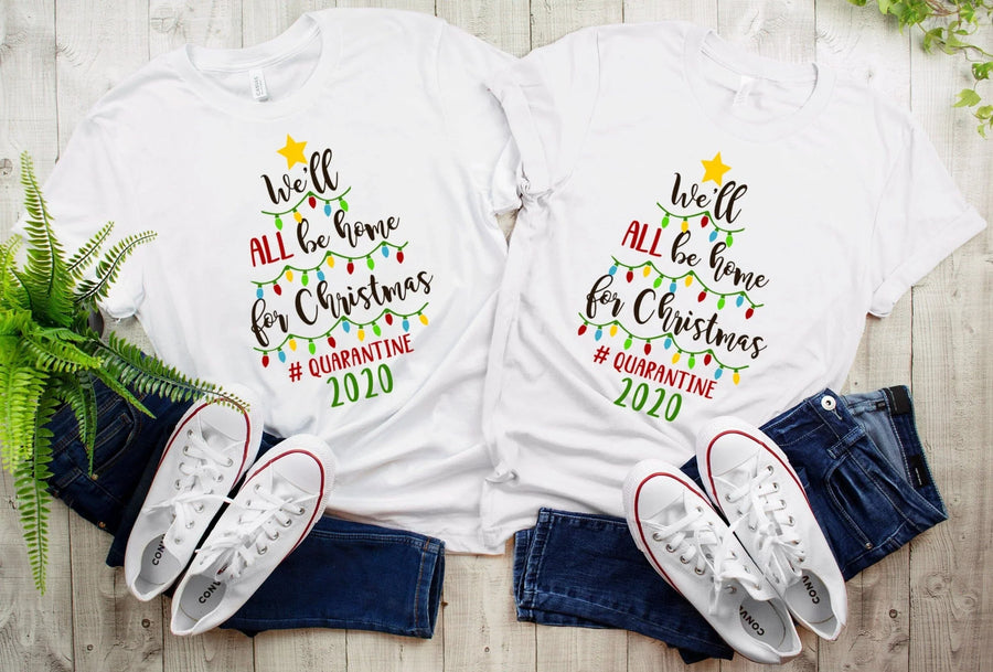 We'll Be Home For Christmas Tee