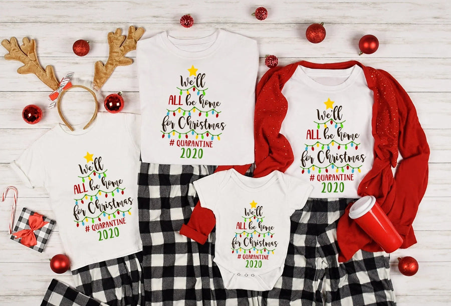 We'll Be Home For Christmas Toddler Tee