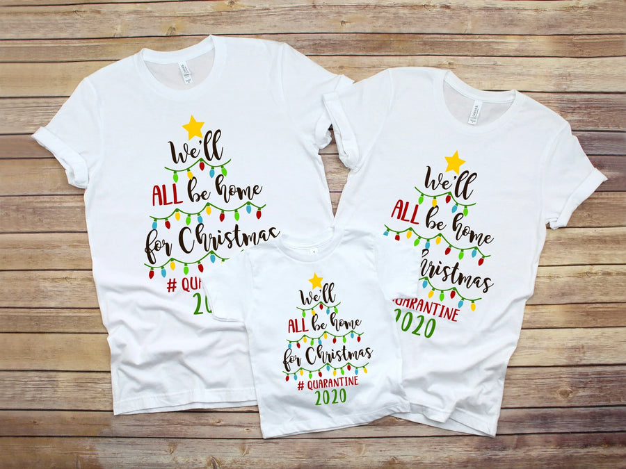We'll Be Home For Christmas Toddler Tee