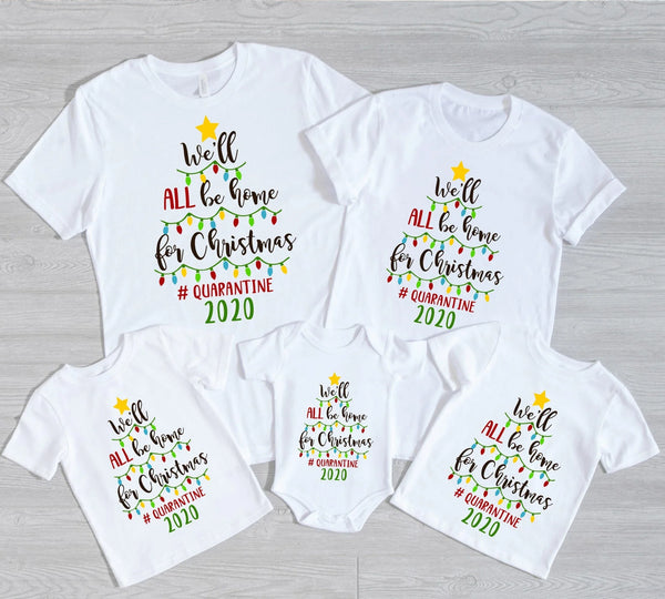 We'll Be Home For Christmas Toddler Tee