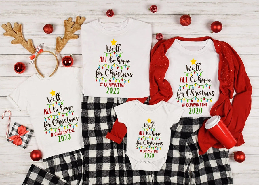 We'll Be Home For Christmas Youth Tee