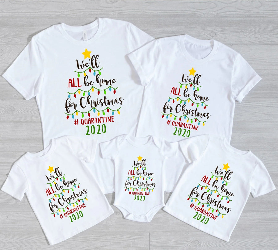 We'll Be Home For Christmas Youth Tee