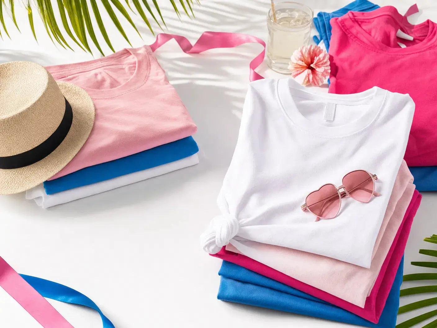 Adorb Custom Tees production display for custom t-shirt printing in Hallandale Beach Florida
