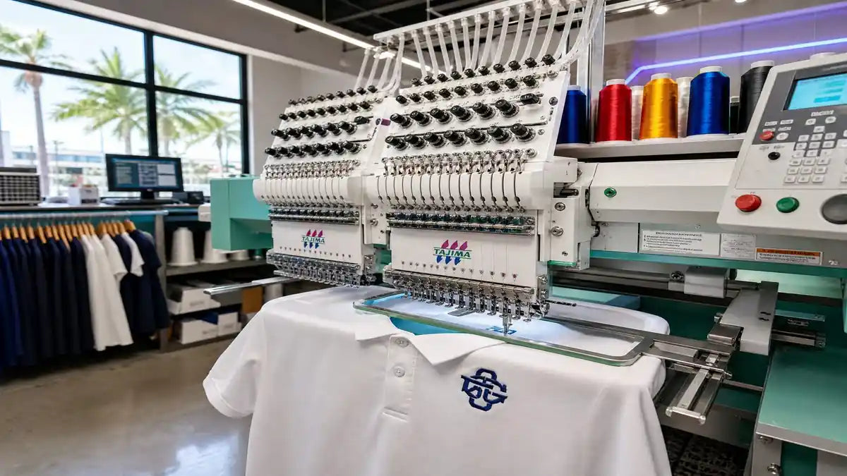 Custom Embroidery in Hallandale Beach, Florida — Adorb Custom Tees